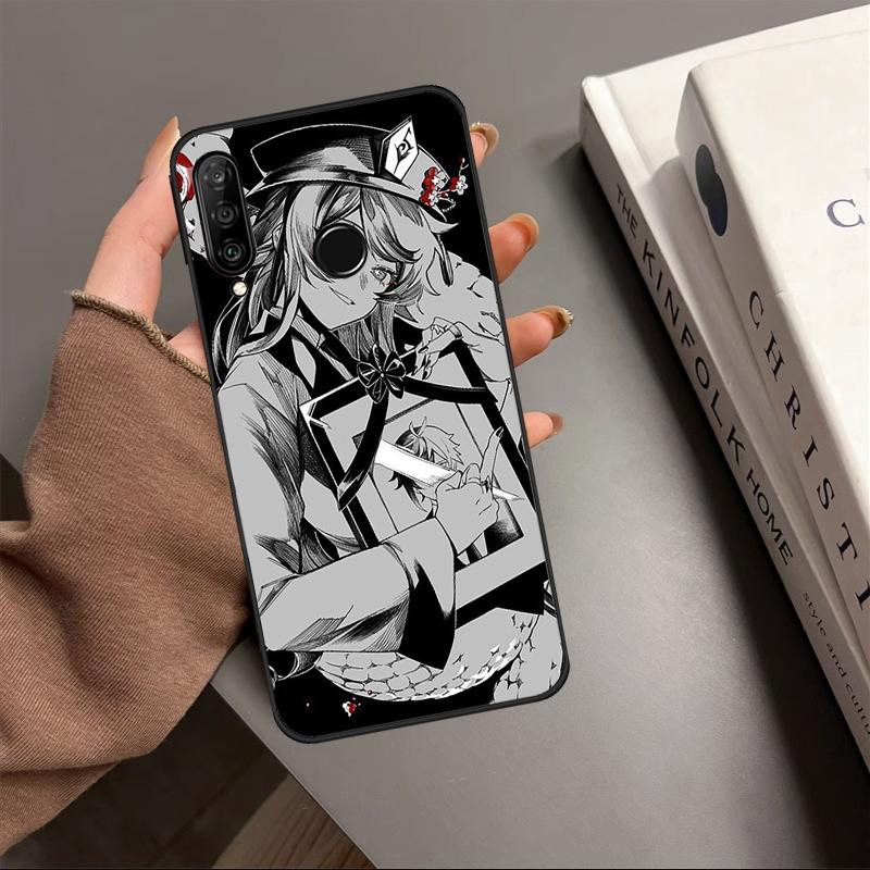Чехол Genshin Impact Ху Тао для Huawei Nova 10 9 SE Y91 Y61 Y90 Y70 Y60 Y72 12s 12i 11i 7i 8i P60 Pro P30 P40 Lite