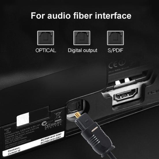 1/2/3/5/10/15/30m Optical Toslink Digital Audio Cable Cord Wire for Speaker TV