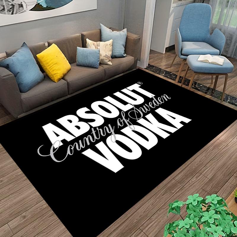Absolut-Vodka Printing Carpet Living Room Bedroom Rugs of Photography Prop Photo Birthday Gift Carpets for Bed Room Alfombras