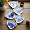 1 шт. Керамическая чашка, тарелки, китайская сине-белая посуда, фарфоровая тарелка для приправ, кухня, 5 стилей