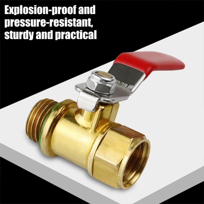 Agricultural Sprayer Brass Ball Valves Switches With Ergonomic Grip High Efficiency Plunger Pump Valves For Farm Irrigation