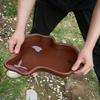 Пластиковый контейнер для рептилий Бассейн для купания рептилий с пандусом и платформой для грения Аквариумное украшение для черепахи Бородатой ящерицы Геккона Для балкона