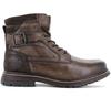 Boots - Men's Winter Boots Lined Leather Brown 51GL102-140300 ORIGINAL