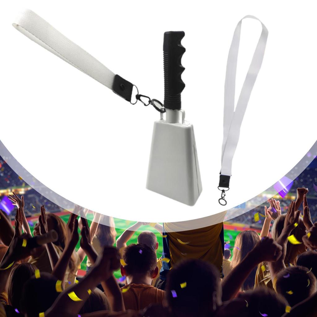 Колокольчик для коровы, звонок для подбадривания, декоративные музыкальные инструменты, шумовой генератор, громкий для рождественского спорта