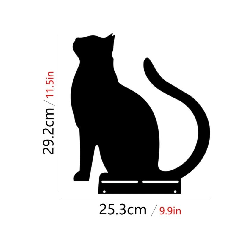 Металлические садовые украшения Металлические садовые животные Садовые колышки Садовые украшения в виде кошек Уличный садовый вкладыш для клумб Газон