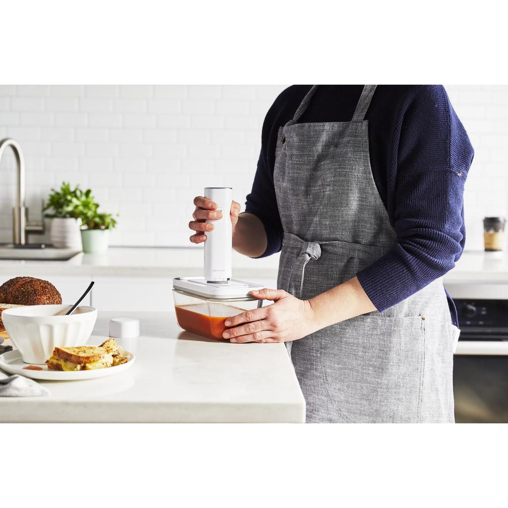 Zwilling "Fresh & Save Vacuum Glass Container L Size" Vacuum Sealed Heat Resistant Glass Storage Container Container [Authorized Japanese Product]