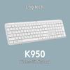 Logitech K950 Многоустройственная Bluetooth Беспроводная Клавиатура