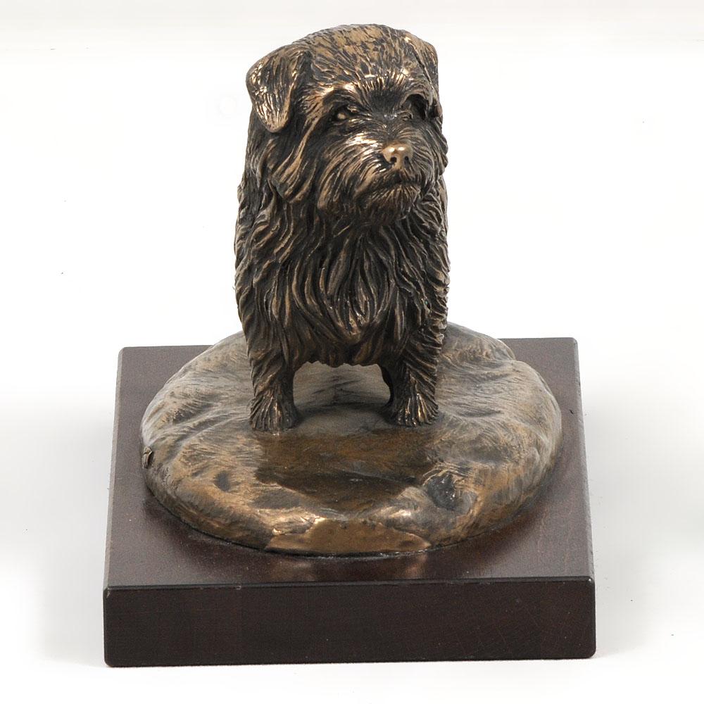 Norfolk Terrier - Statuetka Psa, Figurka Do Biura, Trofeum Na Wystawę Psów Marki Art-Dog