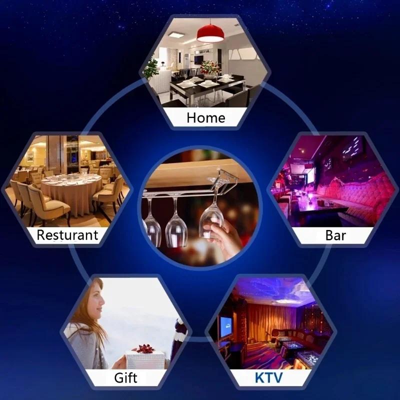 Новая винная стойка из нержавеющей стали 304, держатель для бокалов, несколько вариантов размеров, держатель, подвесная барная полка для кухни/ресторана, бокал для вина