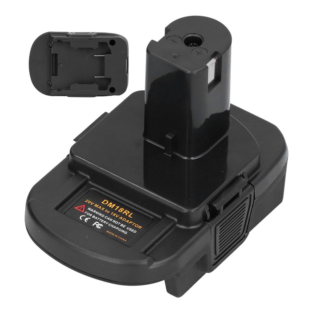 DM18RL Adapter Converter for Milwaukee 20V Lithium Battery DCB200 DCB203 DCB205 DCB206 M18
