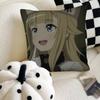 Spy Anime Princess Principal Pillow Case Fashion Square Pillowcase Bedroom Sofa Room Ins Decoration Leisure