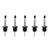5pcs Tapered Spouts Bottle Pourers Stainless Steel Wine Spout Liquor Pour Spout  Bar Supplies