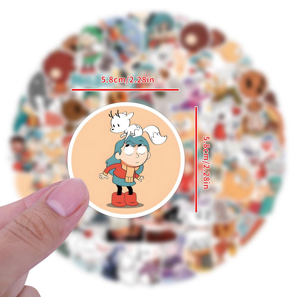 110 Новых граффити-стикеров Хильды Сделай сам Декоративные Скейтборд Гитара Велосипед Персонализированные Водонепроницаемые Стикеры