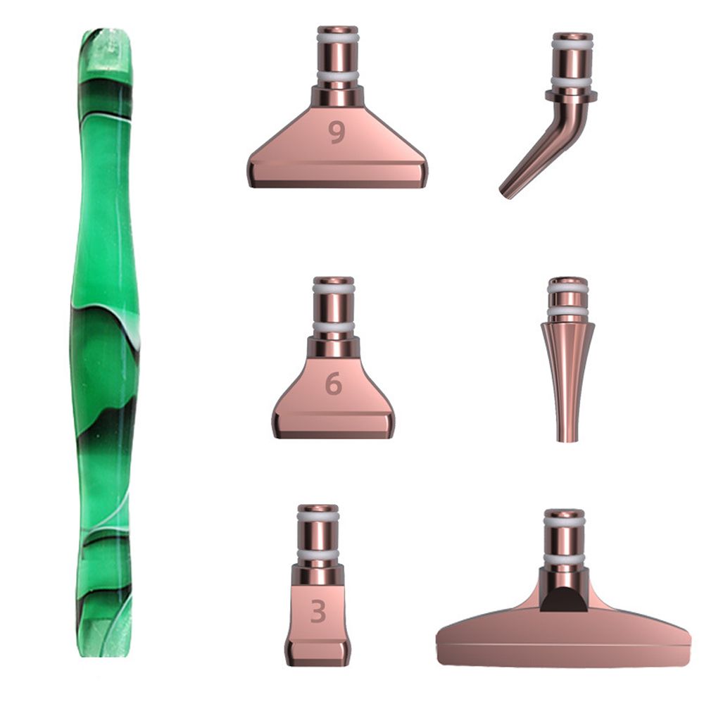 Вышивка крестиком, алмазная ручка для рисования из смолы, сменные головки для ручек из сплава, точечная дрель, ручка с несколькими россыпями