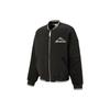 Puma MMQ Series Letter Print Embroidered Baseball Jacket Men Jacket Black 539587-01