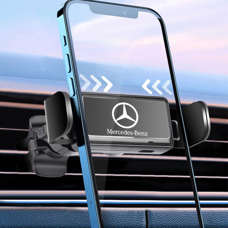 Car Phone Holder Stand Electric Intelligent Induction Navigate For Mercedes Benz B/C/E/S Class W203 W204 W205 W210 Accessories CS1