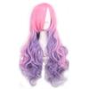 Women Lady Long Hair Wig Curly Wavy Synthetic Anime Cosplay Party Full Wigs