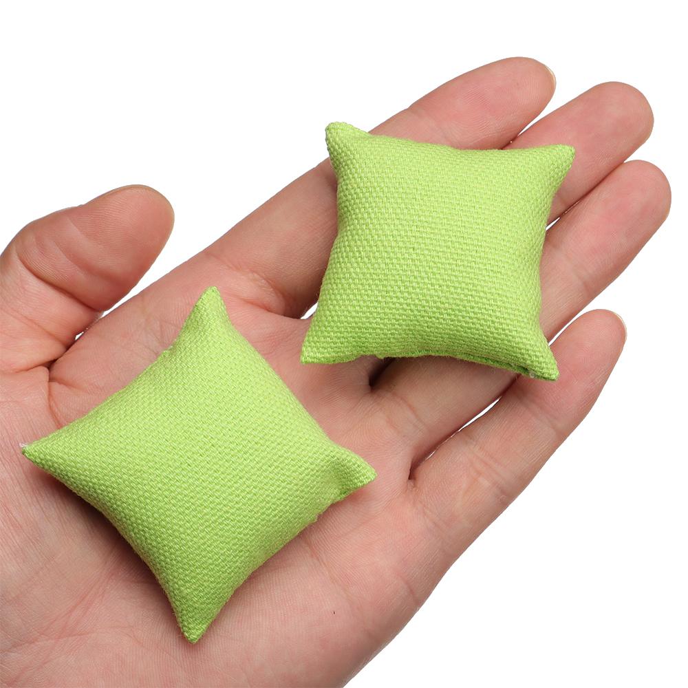 Sofa Doll House Supplies Doll Accessories Toys Furniture Miniature Cushions Mini Dollhouse Pillows