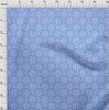 oneOone Cotton Flex Blue Fabric Mosaic Sewing Fabric By The Yard Printed Diy Clothing Sewing Supplies 40 Inch