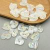 30 шт. Мини-пуговицы с глянцевой поверхностью в форме сердца Креативные белые пуговицы-бабочки Милые 2-отверстия Смоляные пуговицы Аксессуары для одежды