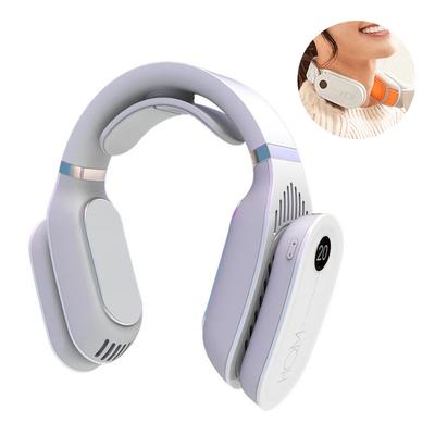 Подвесной охлаждающий массажер для шеи Охладитель Нагреватель Мини Портативный Кондиционер Бесшумный Вентилятор Беспроводной Холодный Горячий Компресс Массаж