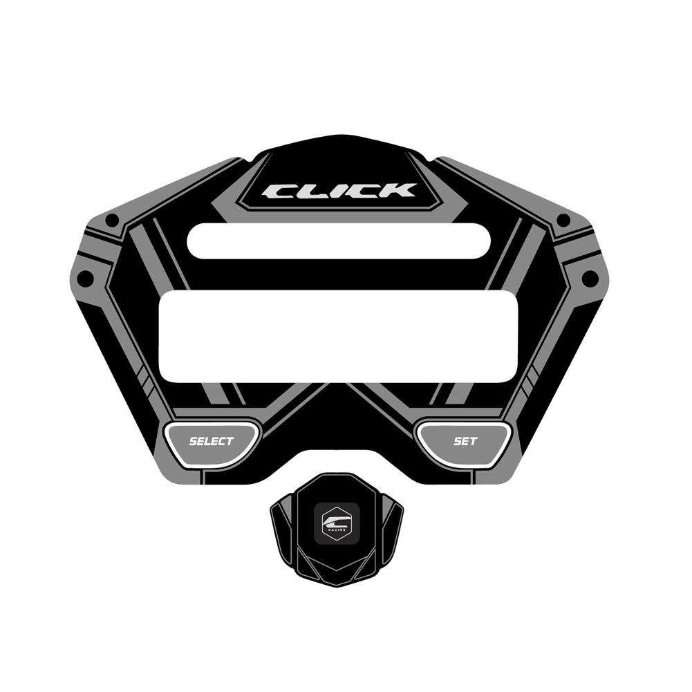 2 шт./компл. декоративные светоотражающие наклейки на приборную панель мотоцикла, наклейки на аксессуары для мотоциклов для Honda Click 125i V2 CLICK 125 i v2 CLICK150