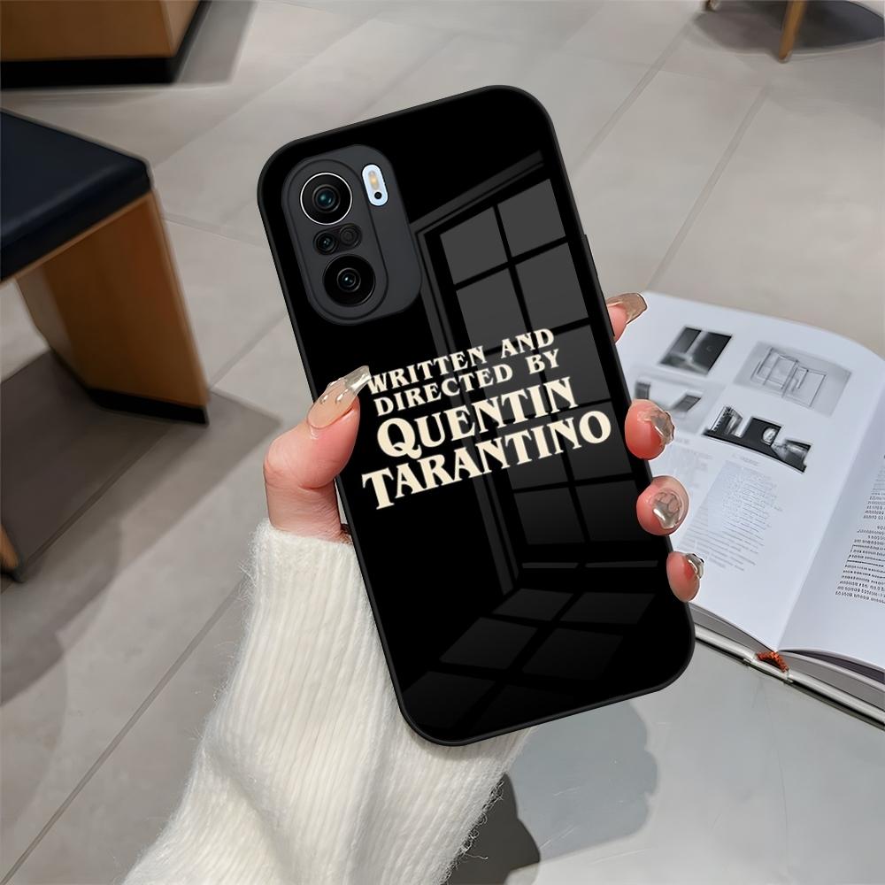 Written Directed Quentin Tarantino Phone Case Glass for Xiaomi 14 13 Lite 12 Pro 11t lite POCO M6 M5 X6 X5 X3 NFC F5 F6 Pro