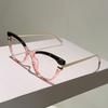 Vintage Cat Eye Anti Blue Light Optical Lens Glasses Women Luxury Myopia Customize Prescription Photochromic Eye Glasses Frames