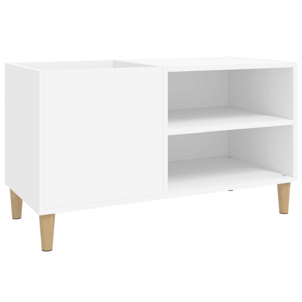 Vidaxl Szafka Na Płyty, Biała, 84,5X38X48 Cm, Materiał Drewnopochodny