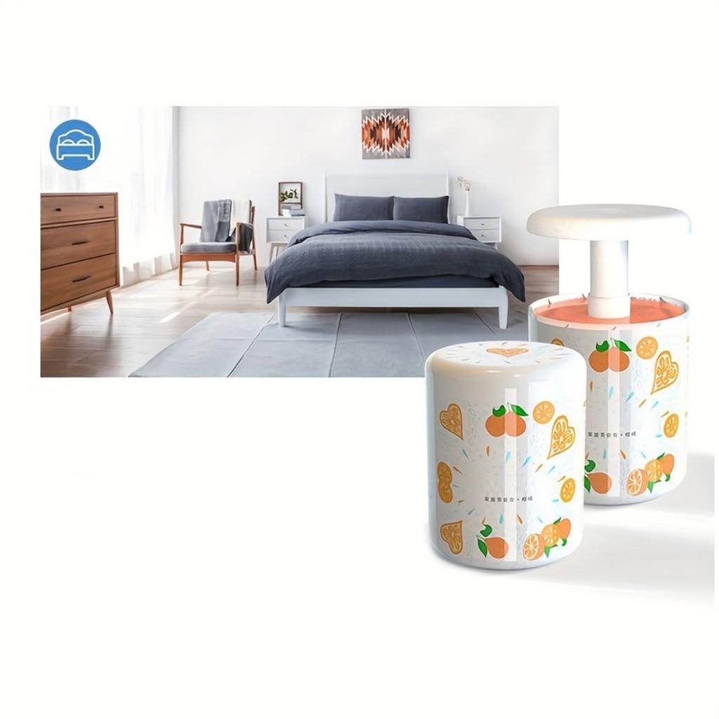 Solid Perfume Air Fresheners -6 Fragrances, Suitable for Cars, Homes, Kitchens, Bedrooms and Bathrooms - Decorated Spherical Containers with Lids