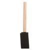 20Pcs Wood Sponge Paint Brush Black Brush Head Paint Sponge Brush Sponge Painting Set  for Acrylics