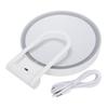 Lighted Magnifying Makeup Mirror Double Sided 1X 10X USB Rechargeable 3 Color Temperature Brightness Adjustment Folding