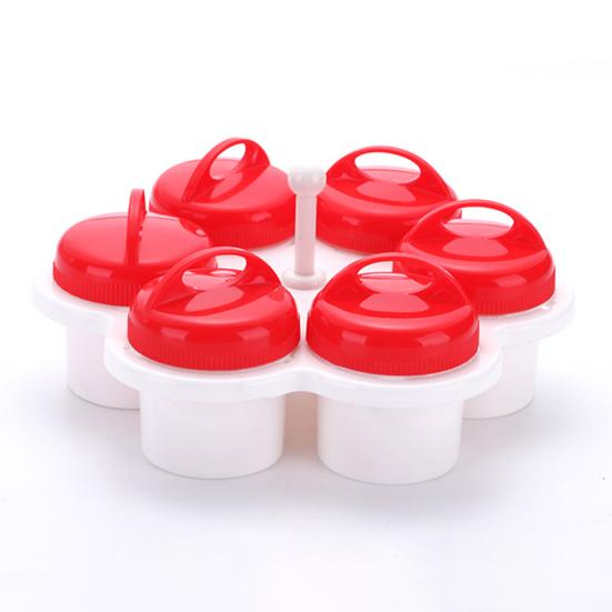 6 шт. форма для яиц на пару с кисточкой 6 форм пищевой полипропилен термостойкая антипригарная чашка для яиц-пашот плита пароварка кухонный гаджет