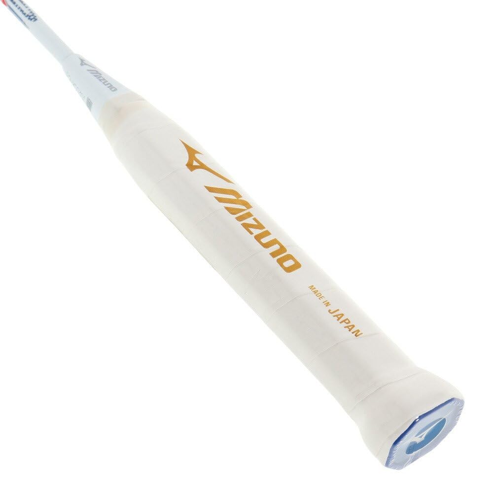Mizuno Altius 01 FEEL Бадминтон 73JTB20162 x и Ракетка, (Белый Красный, 3U5, Мужской Женский)