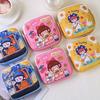 Zipper Sanitary Pad Pouch Cartoon Girls Mini Cosmetic Bags for Lipstick Key Earphone Data Cables