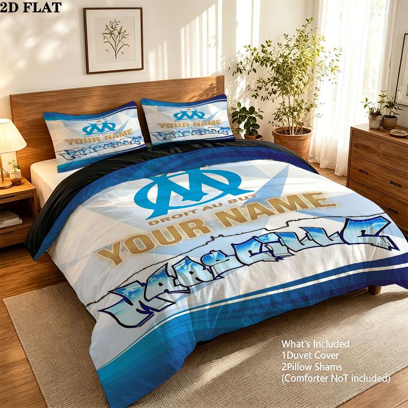 Custom Om Bedding Quilt Set Quilt Cover Pillowcase Home Decoration Birthday Gift (1 * duvet cover + 2 * pillowcase, without core)