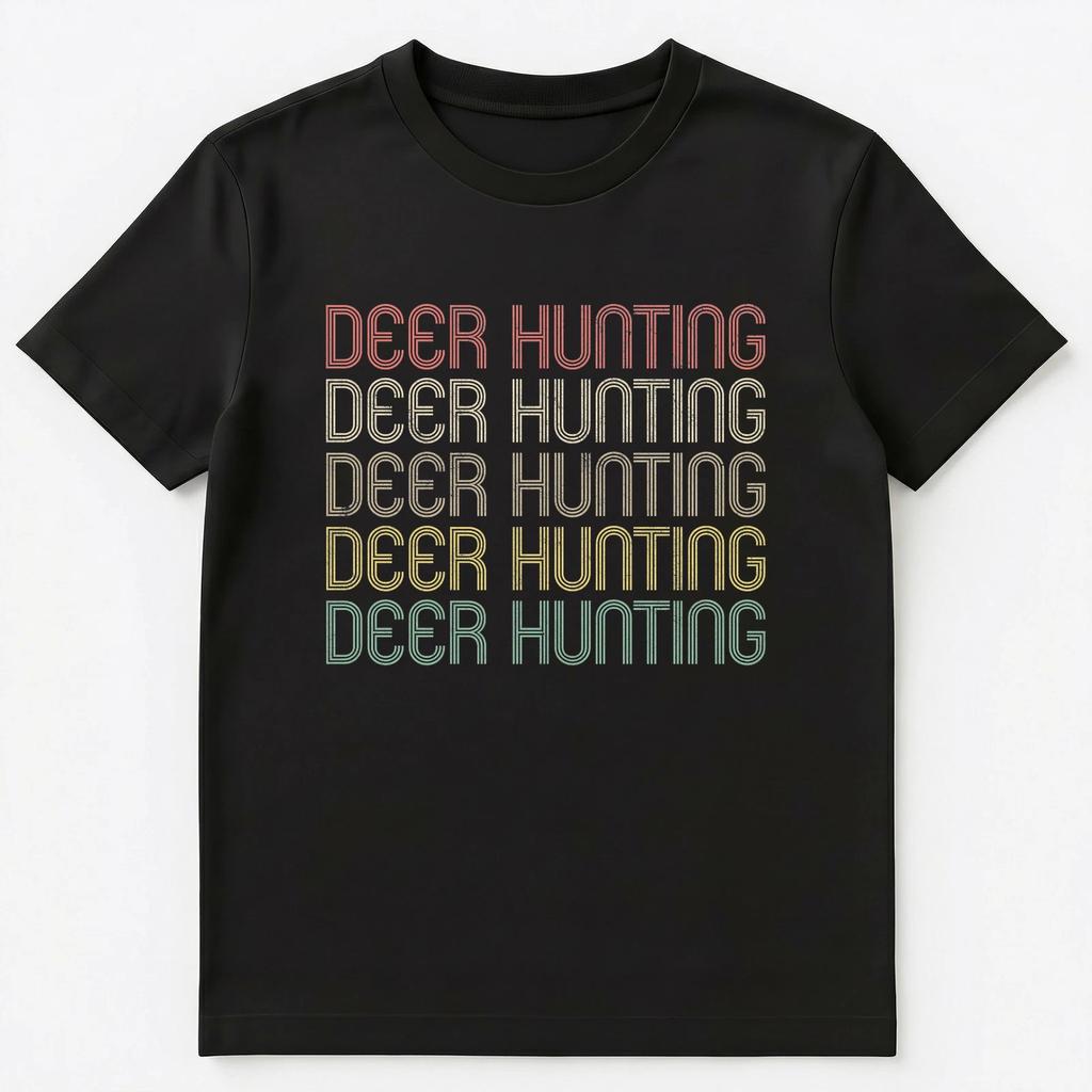 Retro Style Deer Hunting Unisex T-Shirt