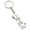 2Pcs 2022 Winter Sports Games Ski Keychain Ski Sports Key Ring Skier Keychain Sports Charm Skiing Gift for Skier Ski