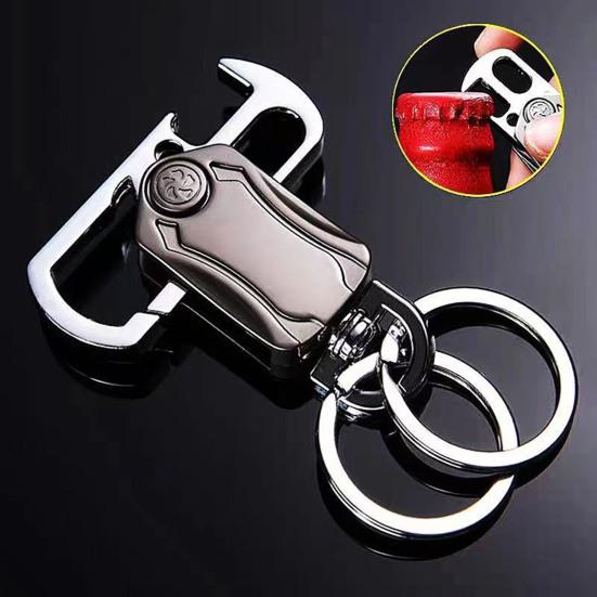 Key Organizer Heavy Duty Multifunctional Keychain Carabiner Clip Bottle Opener Portable Lightweight Fidget Spinner