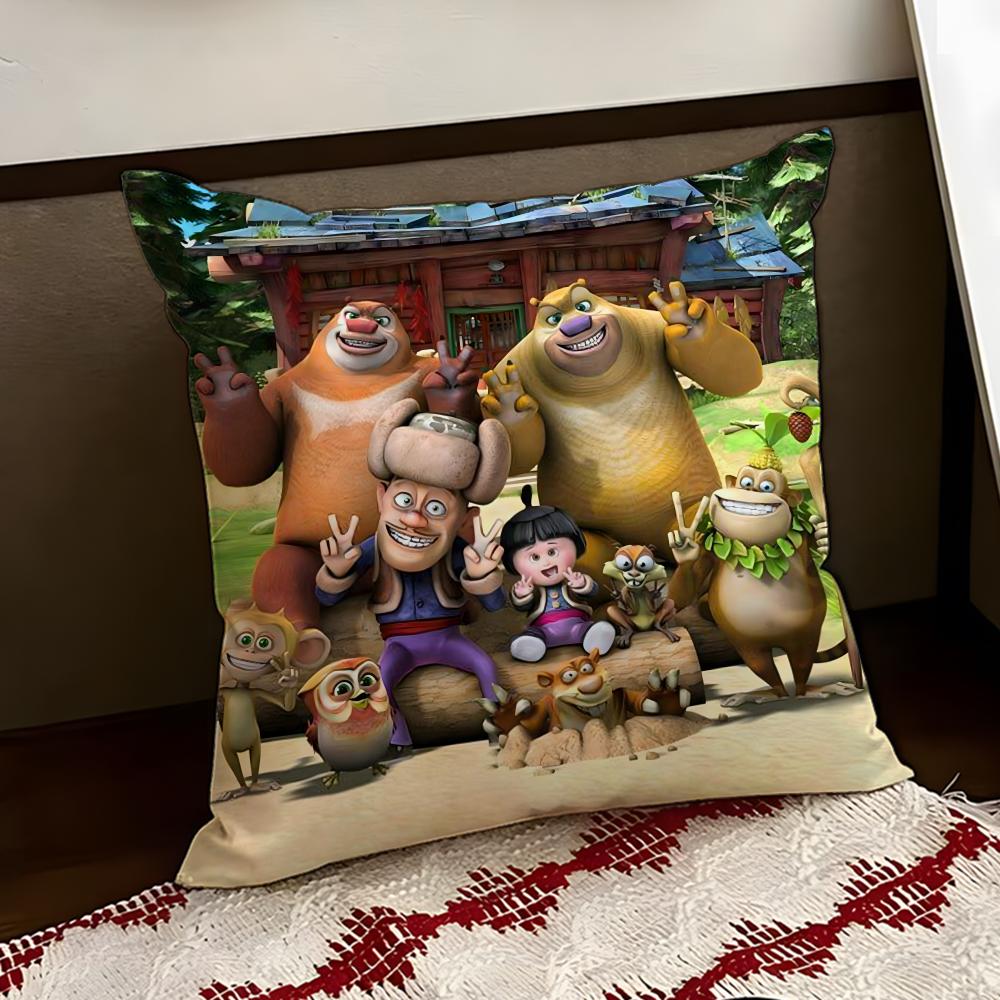 BBoonie BBears Наволочка-подушка с эффектом cushion Реверсивная Мягкая Прочная Наволочка для подушки Дом Автомобиль Многоцелевое использование для ежедневного комфорта