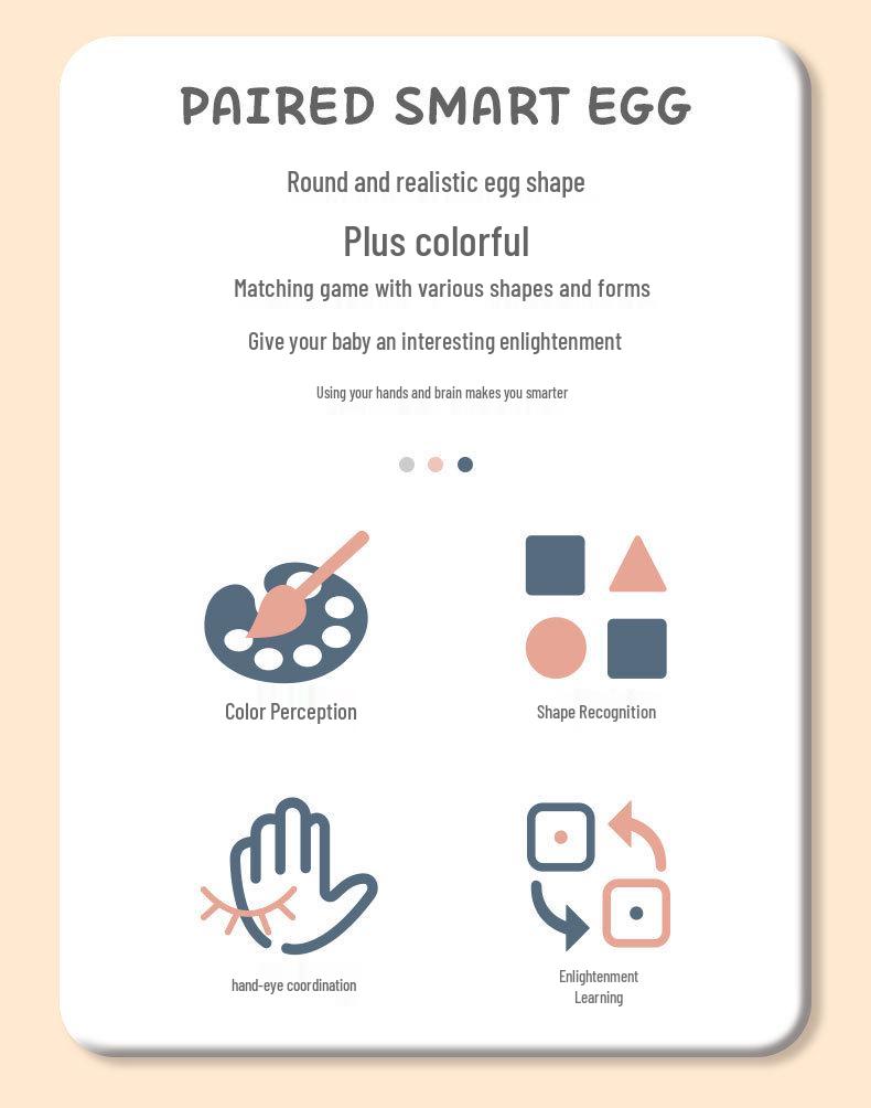 Smart Egg Educational Toy: Children's Number & Shape Matching Eggs