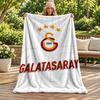 Плед Galatasaray Фланелевый плед Мягкий уютный плюшевый плед для дивана кровати Легкий элемент домашнего декора Подарки на Рождество различные праздники