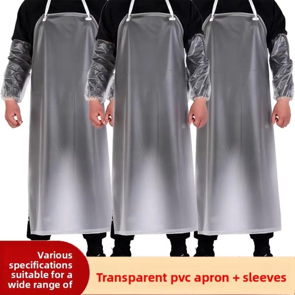 Waterproof Cafeteria Apron Thickened Work Apron Durable Kitchen Apron  for Men Women