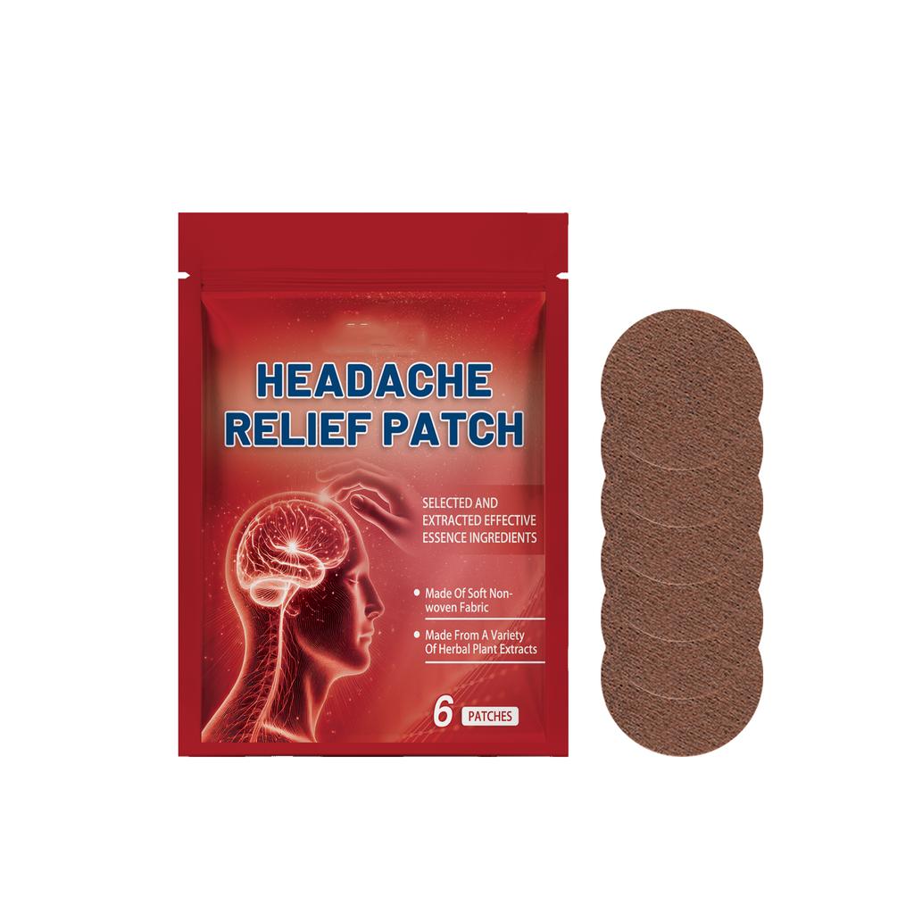 Пластырь для облегчения головной боли, головокружение, мигрень, головокружение, пластырь, помощь во время сна, расслабление, наклейка на голову, мозг