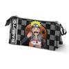 Triple Pencil Case - Naruto Ichiraku - Black - One Size