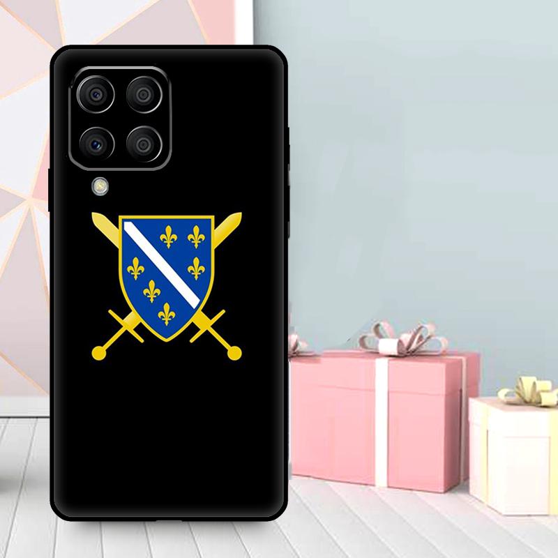 Чехол с флагом Боснии для Samsung Galaxy M36 M12 M52 M06 M16 M56 M33 M15 M55 M31 M13 M14 M53 M32 M35 M34 M54