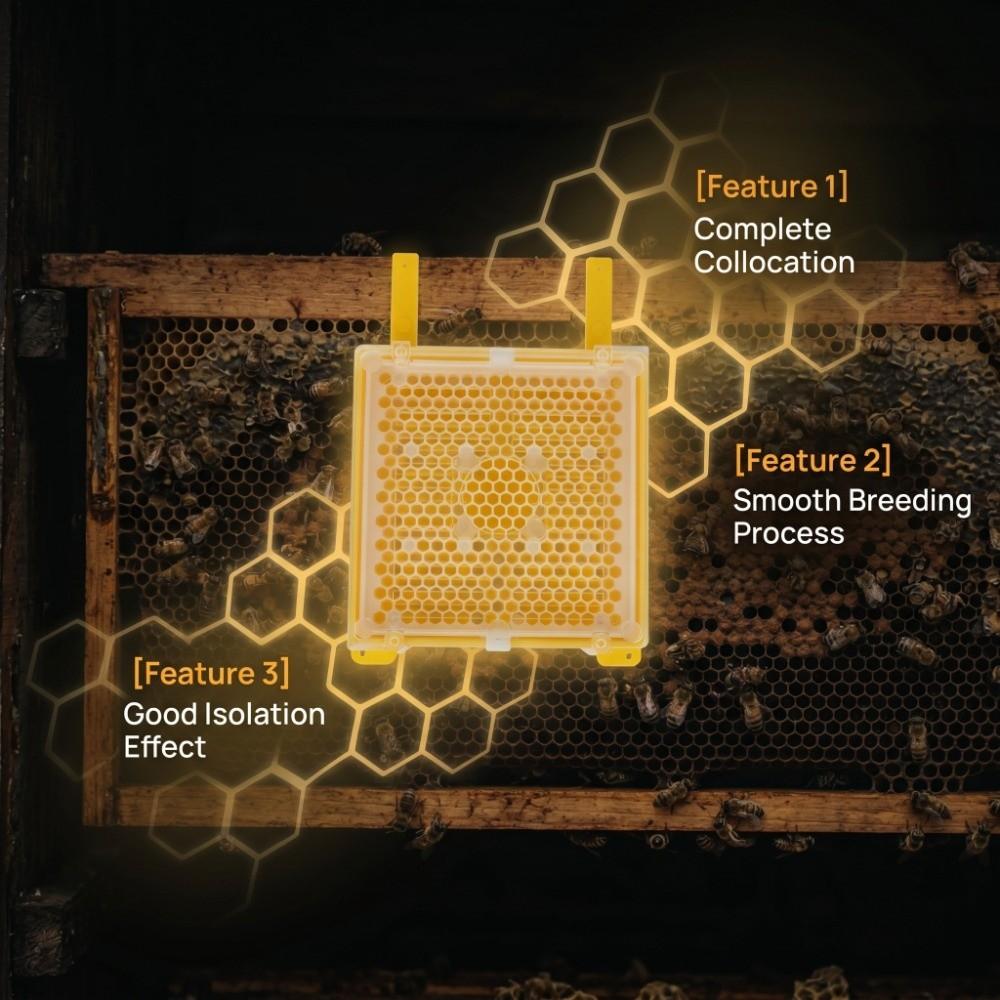 251Pcs Reliable Queen Cell Protective Cover Convenient Full Bee Breeding Set Beekeeping