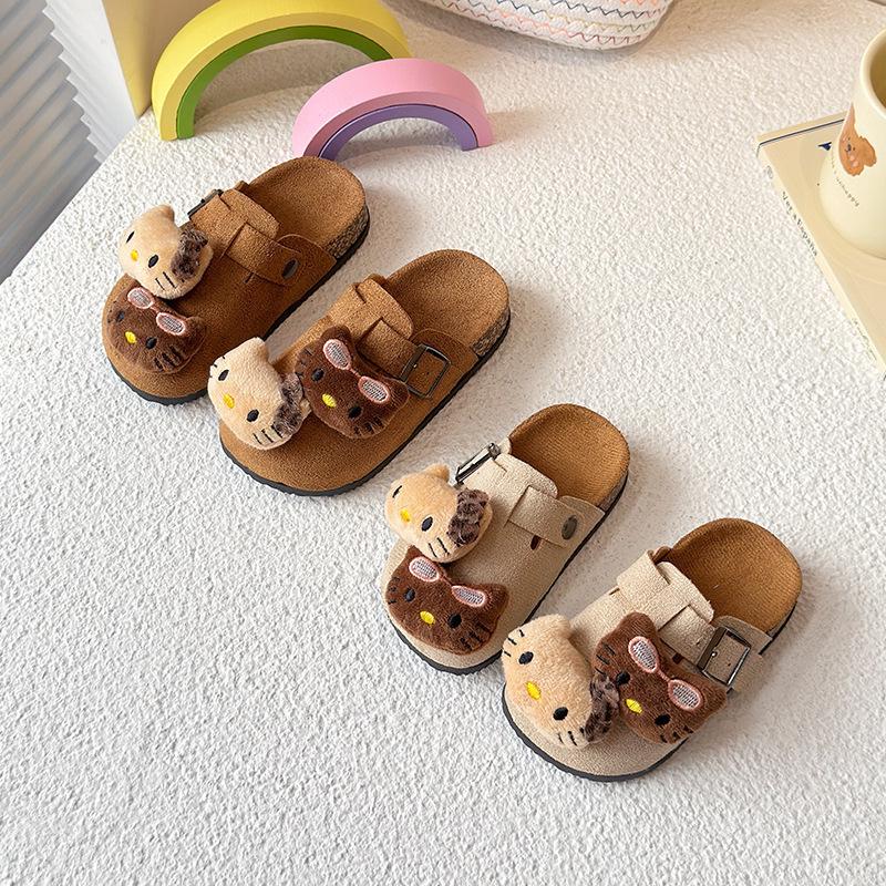 Детские сандалии Birkenstock для девочек - летняя модная обувь 2025 года с мягкой нескользящей подошвой.