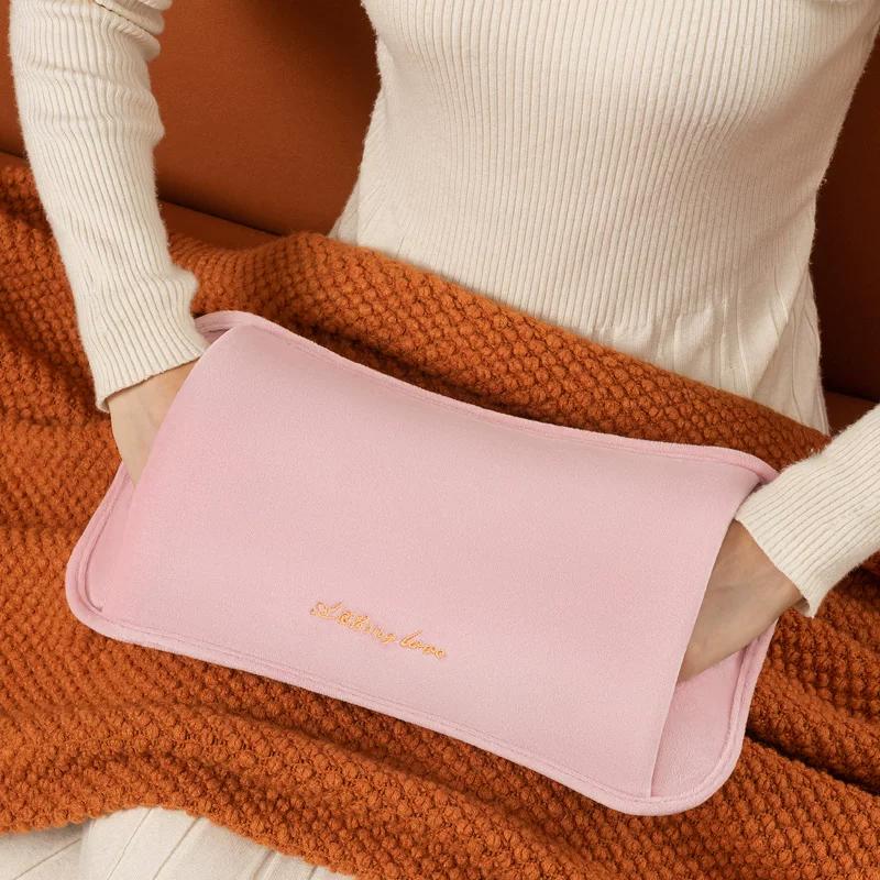 Hot Water Bag Rechargeable Hot-Water Bag Explosion-Proof Heating Pad Electric Heater Large Bed Belly Covering Bed Fantastic Foot Warming Appliance