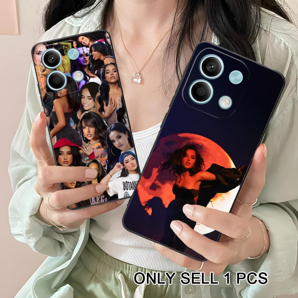 Модный матовый чехол из ТПУ Becky G для мобильного телефона Xiaomi Redmi 15 14 13 12 A5 3 2 1 C Plus 4G 5G, цветная печать